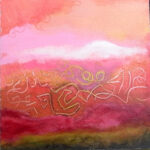 15 x 15 x 4 cam tief. Acryl auf MDF-Platte, 50,-