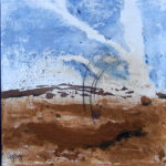 40 x 50 Acryl und Sand auf Keilrahmen. 220,-